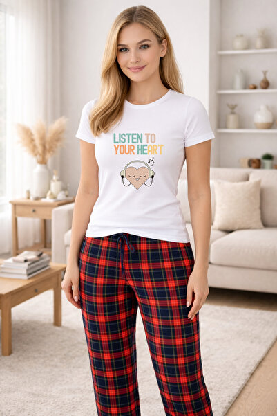 MVRDAR Pijamale dama din bumbac premium, pijama femei confortabila