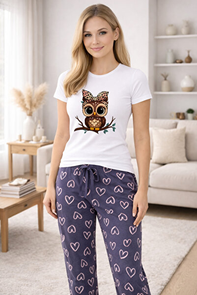 MVRDAR Pijamale dama din bumbac premium, pijama femei confortabila