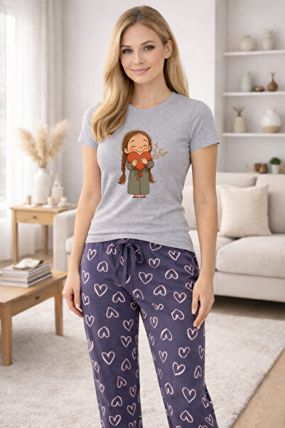 MVRDAR Pijamale dama din bumbac premium, pijama femei confortabila