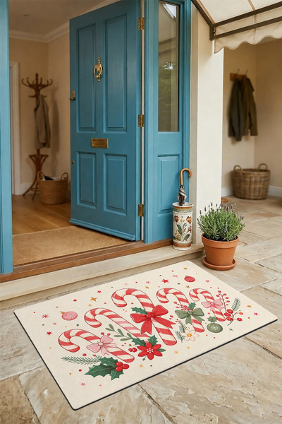 Valerine Life Door Mat 45X70Cm Interior Outdoor New Year Products Christmas D...