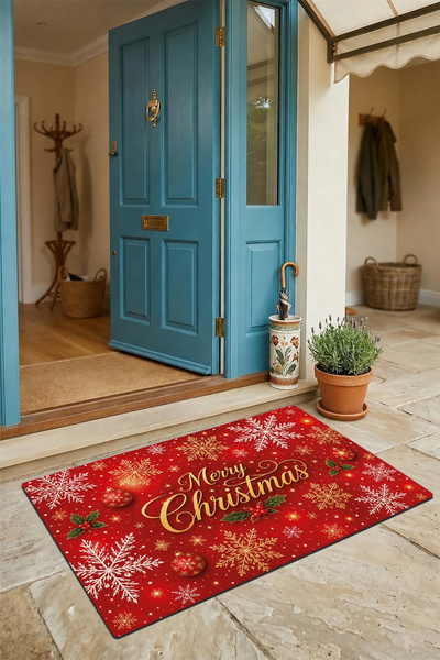 Valerine Life Door Mat 45X70Cm Indoor Outdoor New Year Products Christmas Dec...