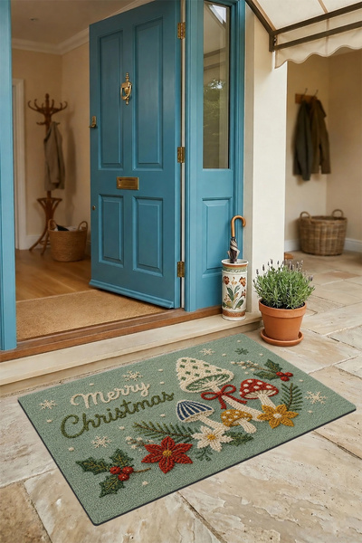 Valerine Life Door Mat 45X70Cm Interior Outdoor New Year Products Christmas D...