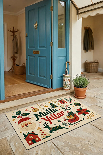 Valerine Life Door Mat 45X70Cm Indoor Outdoor New Year Products Christmas Dec...