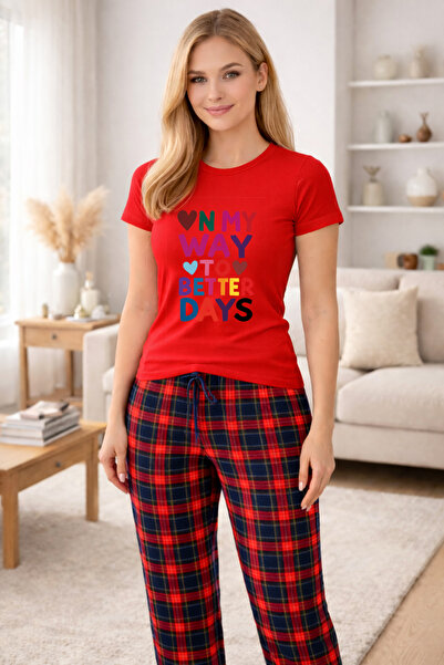 MVRDAR Pijamale dama din bumbac premium, pijama femei confortabila