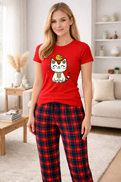 MVRDAR Pijamale dama din bumbac premium, pijama femei confortabila