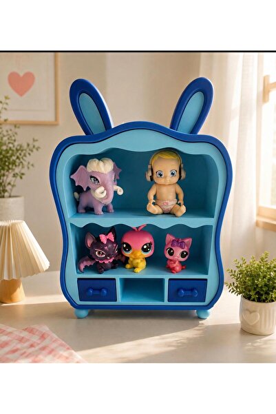 MİNİNOVASTUDİO MiniNova Tavşan Figürlü Mini Hayvan Figür Evi ve Oyun Alanı
