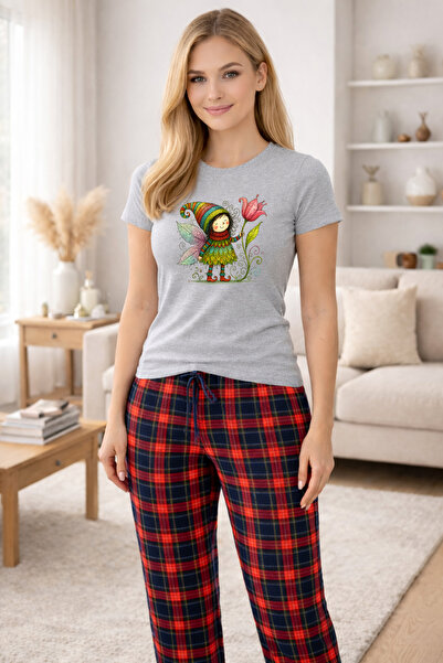 MVRDAR Pijamale dama din bumbac premium, pijama femei confortabila