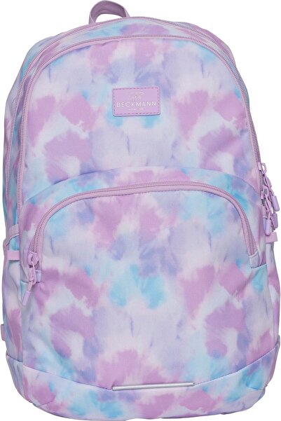 BECKMANN , okul çantası Sport Junior Tie Dye, 5. sınıftan ortaokul, 30L, pembe
