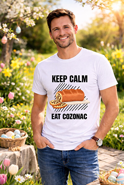 MVRDAR Tricou Paste Fericit Unisex 100% Bumbac - Tricou Easter cu Iepuras Bun...