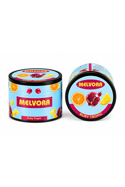 Melvora Ruby Tropic ( Portakal Nar Ananas ) Tatlandırıcı Bitkisel Mela