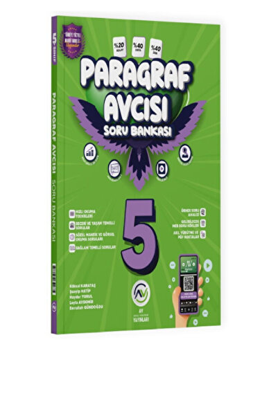 Üç Dört Beş Yayıncılık Av Yayınları 5. Sınıf Paragraf Soru Avcısı Soru Bankas...