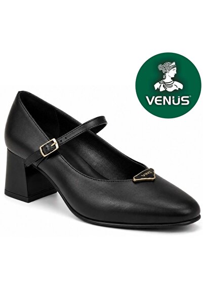 Venüs Albasa Genuine Leather Comfort Orthopedic Women's Classic Heeled Shoes ...