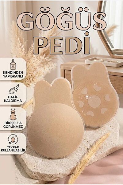 canrodi Invisible Self-Adhesive Breast Support Pad Reusable Comfortable Design