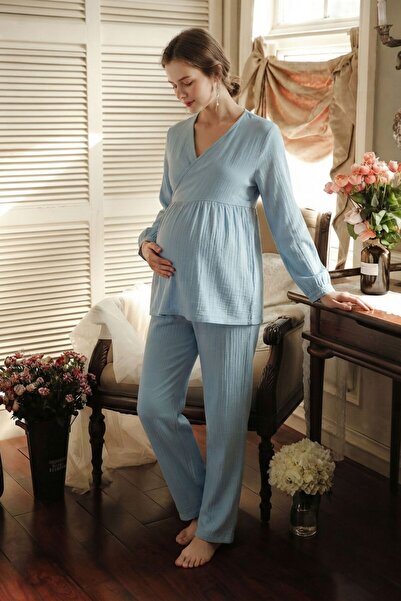 Generic Brand Venera Maternity and Breastfeeding Compatible V-Neck Double-Bre...