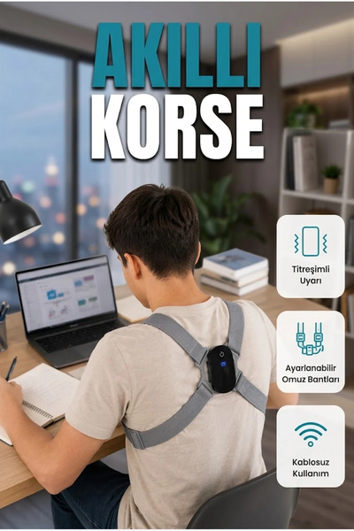 canrodi Wireless Smart Upright Posture Corrector – Vibrating Alert and Suppor...