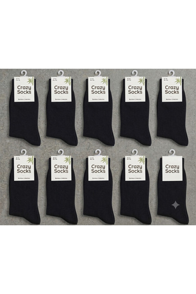 Crazy Socks 10 Pack Bamboo Seamless Men's Socks