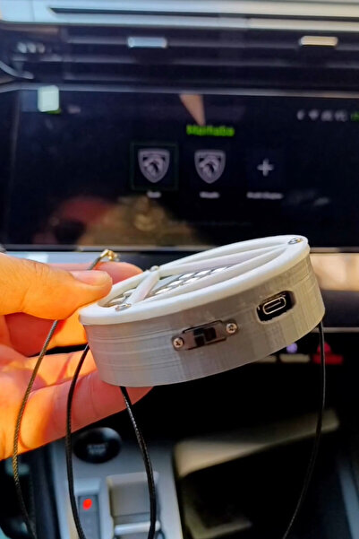 ROBOKÜS Işıklı Arc Reaktörü Kolyesi