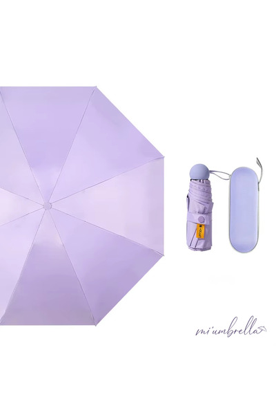 Mi'umbrella 8 Telli Kapsül Şemsiye UV+50 Güneş Korumalı