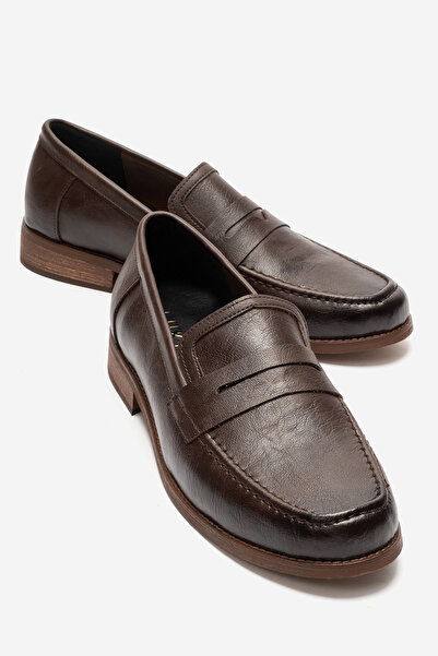 by selvi Lukka Shoes حذاء دانيال رجالي مصنوع يدويًا من الجلد الصناعي باللون ا...