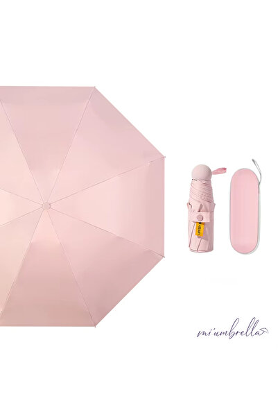 Mi'umbrella 8 Telli Kapsül Şemsiye UV+50 Güneş Korumalı