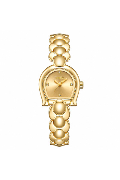TIMERA Gold Watch with Gold Dial and Luminous Markers--A Watch with an Integr...