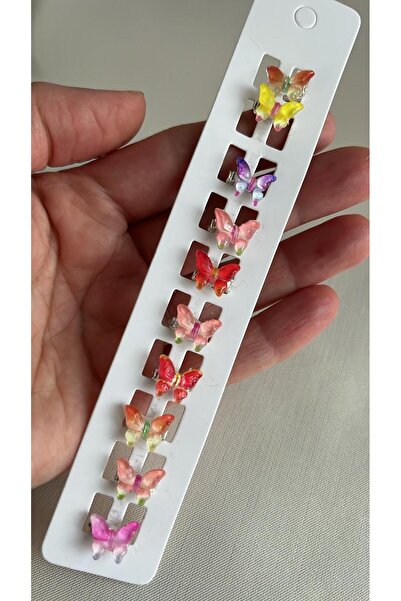 ZRN AKSESUAR Hair Earring Colorful Butterfly Trendy Hair Earring That Will Ad...