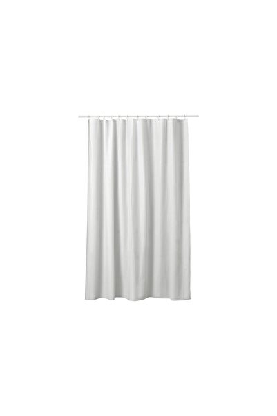 IKEA Modern Beyaz Duş Perdesi 180x200 - Şık Banyo Aksesuarı