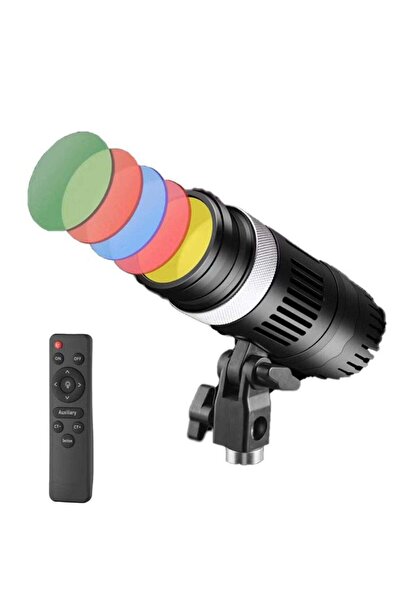 Generic LED Spotlight Studio Video Light And Remote Control Brightness Photog...