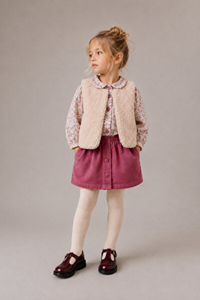 Elo Baby Girl Plum Little Flowers Cotton 3-Piece Set