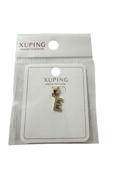XP Xuping JEWELRY Çelik kolye ucu harf kararmaz paslanmaz