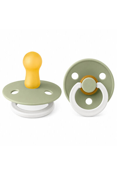 NW NessiWorld Rubber Pacifier 6-18 Months Sage Glow Price Is for One Piece