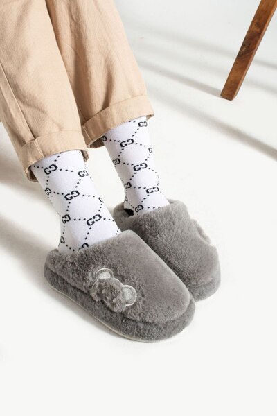 pilla spor Women's House Slippers, Plush Slippers, Dowry and Bundle Slippers,...