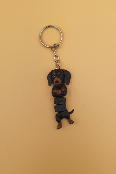 Rodopiva Hareketli Sevimli Kolları Bağlı Sevimli Dachshund (Sosis Köpek) Anah...