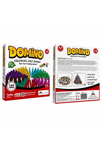 kumkumticaret 4456 Colorful Wooden Dominoes Is Priced Per Piece.