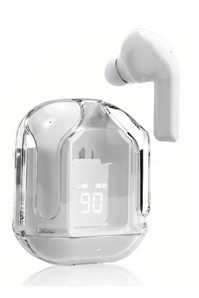 Generic Brand Transparent Wireless Earbuds with Digital Display – Clear Case ...