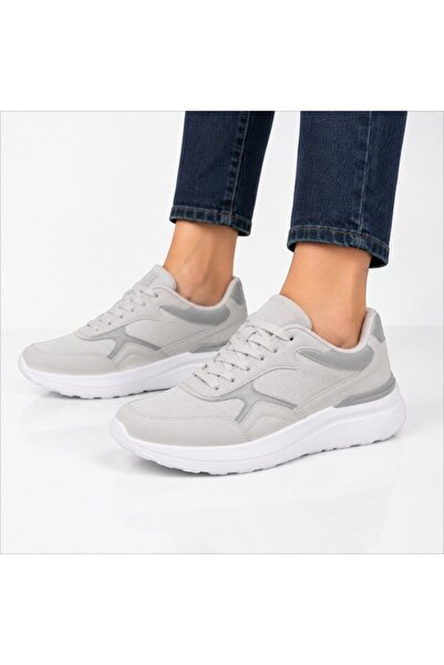 Black Flex Unisex Daily Shoes Gray 36-40