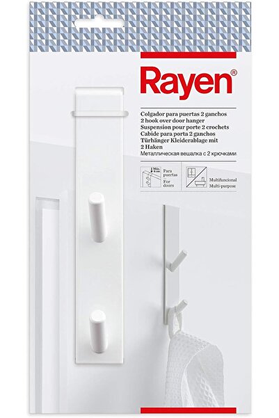 Rayen 6083.01 علاقة تعليق مزدوجة للباب، بيضاء (صنع في إسبانيا)