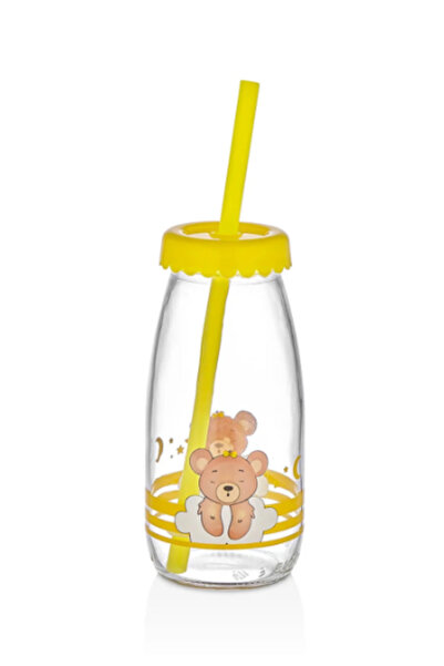 AKTEZ-EL Drinking Cup Qlux Bpa-Free Cup with Straw Baby Kids Cup with Straw C...