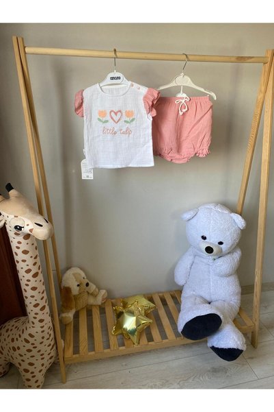 Çiçek Desen Bebek Takım