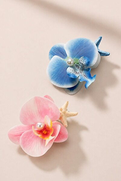 New Obsessions 2 Pieces of Midyeli Aloha Orchid Clasp Buckle