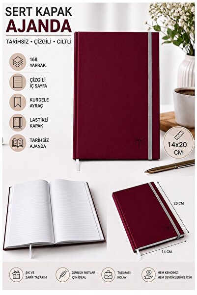 Artlantis Quality Undated Agenda Notepad A5 14X20Cm 1 Piece Lizz Ofs180L Line...