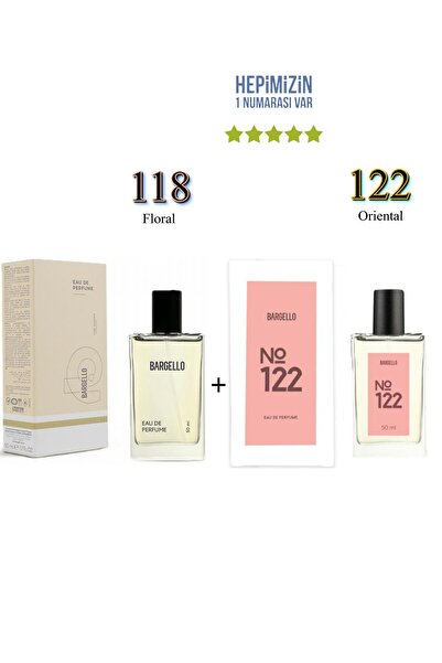 Bargello 118 + 122 Kadın Parfüm Edp 50 ml Floral/Oriental - Mnms118122