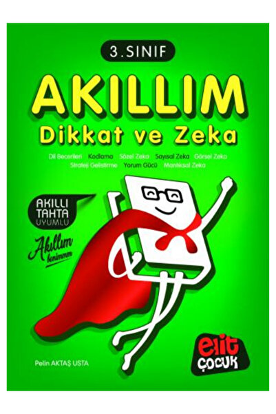 Elitçocuk Yayınları 3. Sınıf Akıllım Dikkat ve Zeka