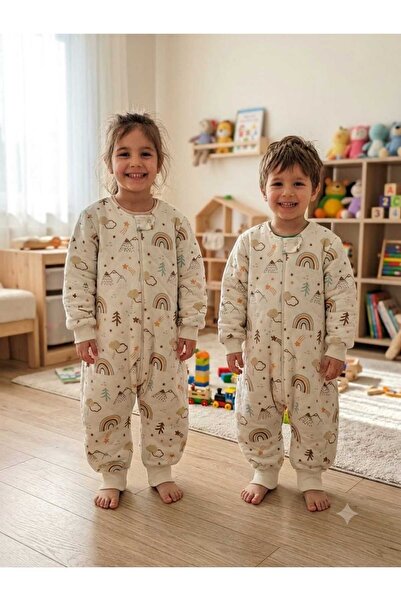 Wenaris 1.5 Tog Sleeved Fiber Sleeping Bag 100% Natural Cotton Double Layer F...