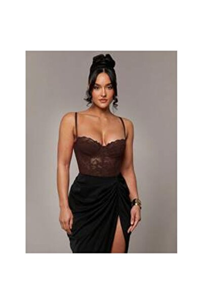 OEM Top camisol transparent atrăgător cu bretele spaghete și dantelă