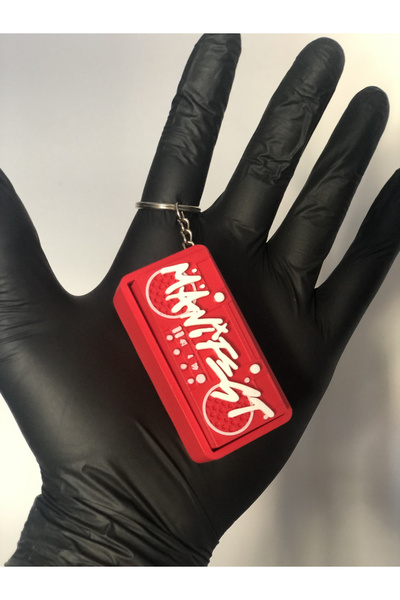 Manifest Temalı Retro Kaset Clickerlı (Tuşlu) Anahtarlık Renk Seçenekli Fan Aksesuarı