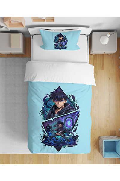 Levva Home Solo Leveling Anime Patterned 3D Digital Printed Single Youth Boy'...