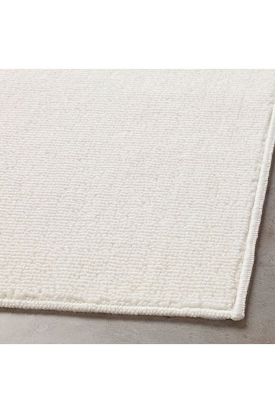 IKEA Modern White Bath Mat 40X60 - Stylish Bathroom Accessory