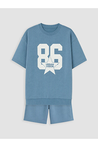 LC Waikiki Printed boy's suit