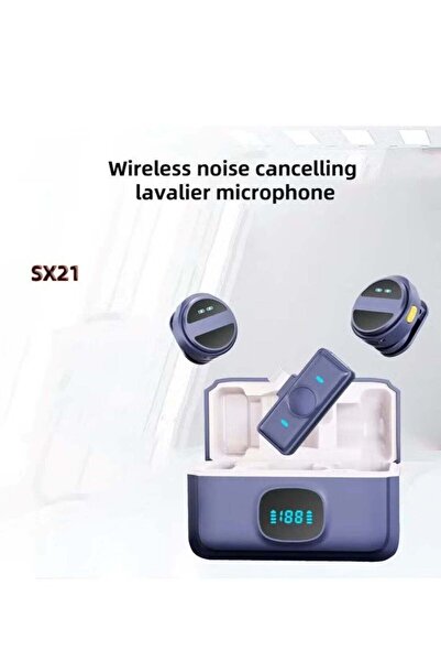 Generic High-Quality SX21-New 2-Channel Wireless Lavalier Microphone for Mobi...